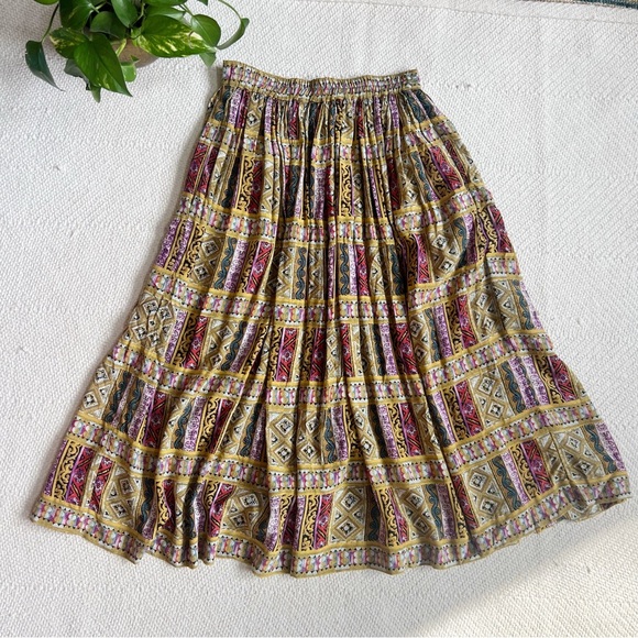 Vintage 90s Cropped Top and Aline Midi Skirt Matching Set - Picture 12 of 12